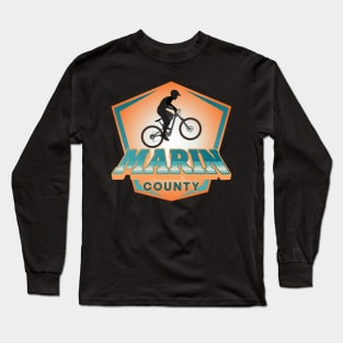 Marin County Mountain Biking Long Sleeve T-Shirt